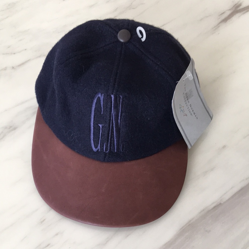 Vintage 90’s Greg Norman GN Embroidered Adjustable Wool Hat/Cap